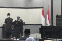 Bupati Blitar Hj. Rini Syarifah. ( Dyan Natalia/Blitar)