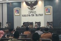 Paripurna DPRD Kabupaten Blitar. ( Dyan Natalia/Blitar).