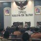 Paripurna DPRD Kabupaten Blitar. ( Dyan Natalia/Blitar).