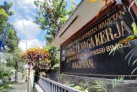 Kantor Disnaker Magetan. (Joko Nugroho/Magetan)