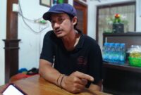 Komedian Isa Wahyu Prastantyo alias Isa Bajaj. ( Joko Nugroho/Magetan).