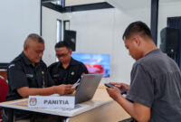 Proses Pendaftaran PPK. (Joko Nugroho/Magetan).