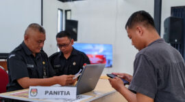 Proses Pendaftaran PPK. (Joko Nugroho/Magetan).