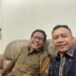 Rahmat Santoso Swafoto  bersama Menteri Desa, Pembangunan Daerah Tertinggal dan Transmigrasi Abdul Halim Iskandar. (dyan/blitar)