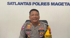 Kasatlantas Polres Magetan AKP Sony Suhartanto. ( Septian Bayu/Magetan).