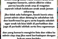 screenshots unggahan akun medsos di Magetan.