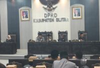 Paripurna DPRD Kabupaten Blitar.