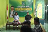 Rahkman Wijayanto bersama Ketua DPC PKB Pacitan Fibi Irawan.