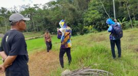 Proses Pengukuran Tanah PTSL. 