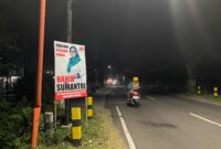 Poster Bacabup Magetan Nanik Sumantri Terpasang Diberbagai Pelosok Magetan. 