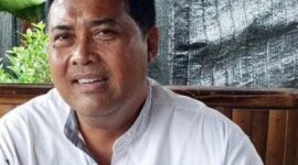 Hadi Suwarno Wakil Ketua Bidang Komunikasi Media, Penggalangan Opini, Ormas dan Kerja sama Antar Lembaga  Dewan Perwakilan Daerah (DPD) Partai Golkar Pacitan.