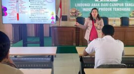 Sosialisasi bahaya merokok bagi kesehatan. (Ist).