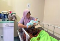 Bayi Lahir Dihari Kemerdekaan RI Ke-79 Di RSUD dr Sayidiman Magetan. ( Septian Bayu/Magetan).