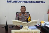 Kasatlantas Polres Magetan AKP Sony Suhartanto. ( Joko Nugroho/Magetan)