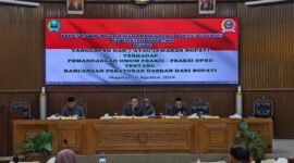 Rapat Paripurna DPRD Magetan. [ Joko Nugroho/MAgetan]