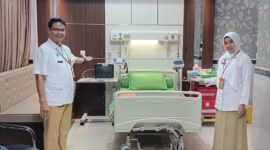 Kepala Ruang Wijaya Kusuma RSUD dr Darsono Pacitan Untung Budiono. ( Apri/Pacitan).
