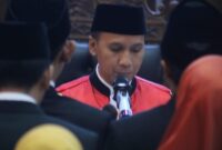 Sumpah Anggota DPRD Magetan Periode 2024-2029.