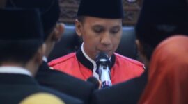 Sumpah Anggota DPRD Magetan Periode 2024-2029.