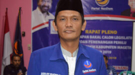Ketua DPD Partai Nasdem Magetan, Gaguk Arif Sujatmiko. ( Jatimnesia/Ist).