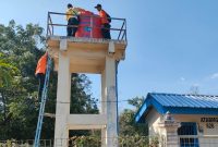 Pemeriksaan Tandon Air oleh BPBD Magetan.