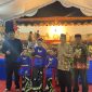 Camat Karangrejo Secondany dan Kades Maron Didik Agus Wahyudi. ( Septian Bayu/ Magetan). 