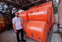 Puluhan Tandon Air Disiapkan BPBD Magetan. ( Joko Nugroho/Magetan).