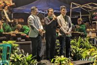 Ketua DPW PKB Jatim Gus Halim bersama Ketua DPC PKB Magetan Kang Ratno. ( Joko Nugroho/Magetan).