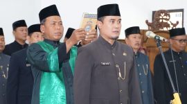 Benny Adrian Dilantik Jadi Pj Sekda Magetan. ( Ist).