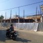 Pembangunan gedung poli RSUD dr Darsono Pacitan. ( Apriyanto/Pacitan).