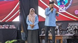 Cabup Magetan Nanik Sumantri dan Cawabup Suyatni. ( jatimnesia).