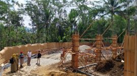 Pembangunan pengembangan rawat inap Puskesmas Bubakan, Kecamatan Tulakan.
