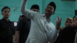 Cabub Pacitan Indrata Nurbayuaji kampanye di wilayah Tegalombo.