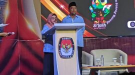 Cabup Magetan Nanik Sumantri dan Cawabup Magetan Suyatni Priasmoro. 