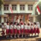 ilustrasi anak sekolah jajan.