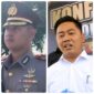 Wakapolres Magetan Kompol Arie Taufan Budiman dan Kasat Reskrim Polres Magetan AKP Angga Perdana Brahmada.  