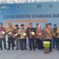 Pjs. Bupati Blitar bersama Mendes dan jajarannya.