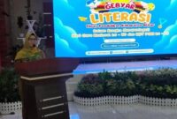 Bupati Blitar Saat Hadiri Gebyar Literasi Pada Peringatan HGN.