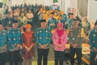 Sekda Izul Mahrom bersama jajaran saat gelar Job Fair