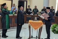 Hendrad Subyakto Disumpah Jadi Anggota DPRD Magetan Periode 2024-2029. 