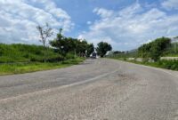 Tikungan Jembatan Semawur Jalur Bendo - Kawedanan. 