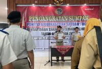 Pelantikan Panitia Ajudikasi dan Satgas PTSL
