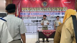 Pelantikan Panitia Ajudikasi dan Satgas PTSL