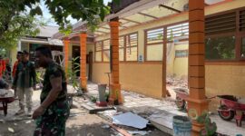 Kondisi SDN 1 Ngelang Kecamatan Kartoharjo. 
