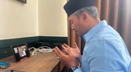 Bupati Pacitan Indrata Nur Bayuaji, Zoom dengan jajaran Pemkab Pacitan.