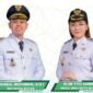 Walikota Blitar Syauqul Muhibbin bersama Wakil Walikota Blitar Elim Tyu Samba. 
