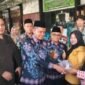 Bupati dan wakil Bupati Blitar hadiri oprasi pasar di pasar Wlingi.