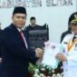 Sertijab Bupati Blitar Baru bersama Sekda mewakili Bupati lama