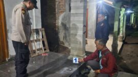 Proses Olah TKP ledakan petasan oleh Kepolisian. (Ist/Joko Nugroho/Magetan)