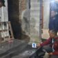 Proses Olah TKP ledakan petasan oleh Kepolisian. (Ist/Joko Nugroho/Magetan)