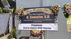 Karangan Bunga Duka Cita Alm. Suwarno.